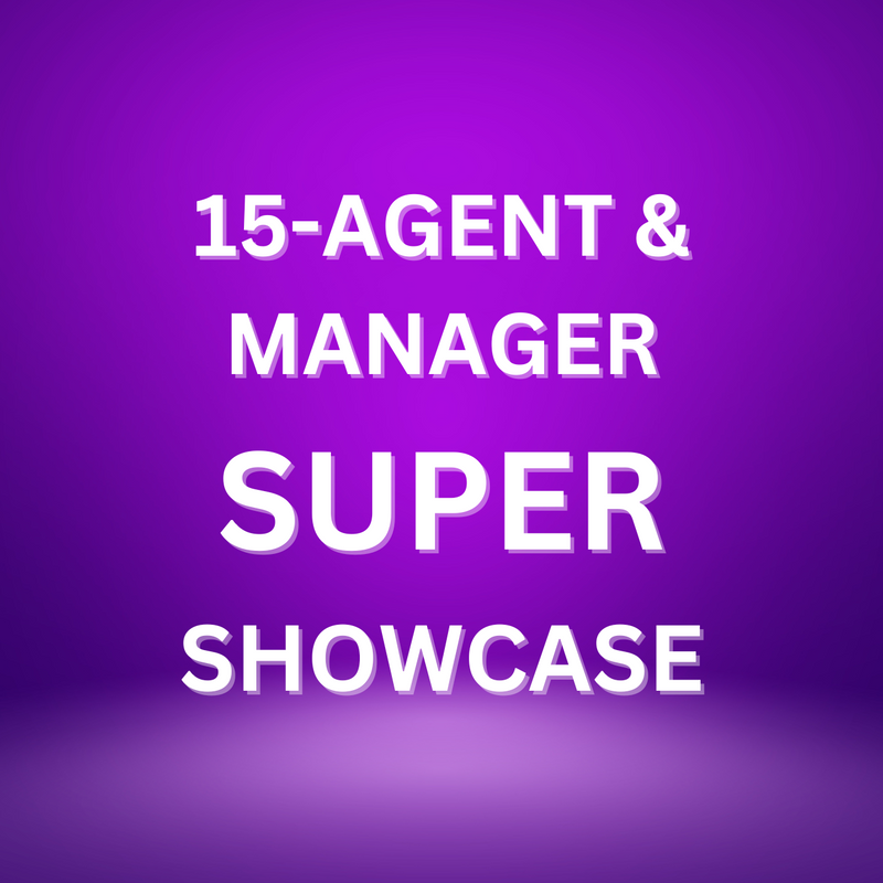 3-Day Bicoastal 15-Agent & Manager SUPER Showcase: TV/Film, Commercials & VO!